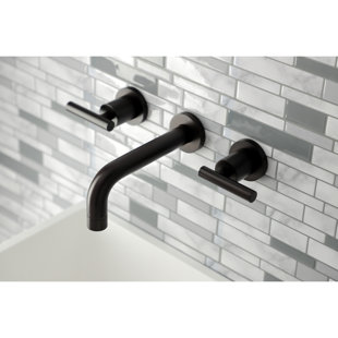 Bronze Wall Mounted Bathroom Sink Faucets You'll Love | Wayfair